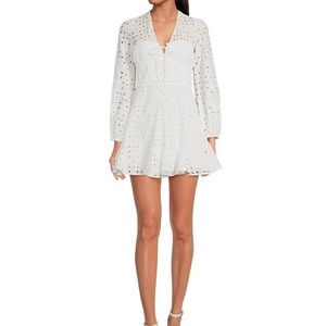 Gianni Bini

Katrina Eyelet V-Neck Long Sleeve A-Line Dress NWT
